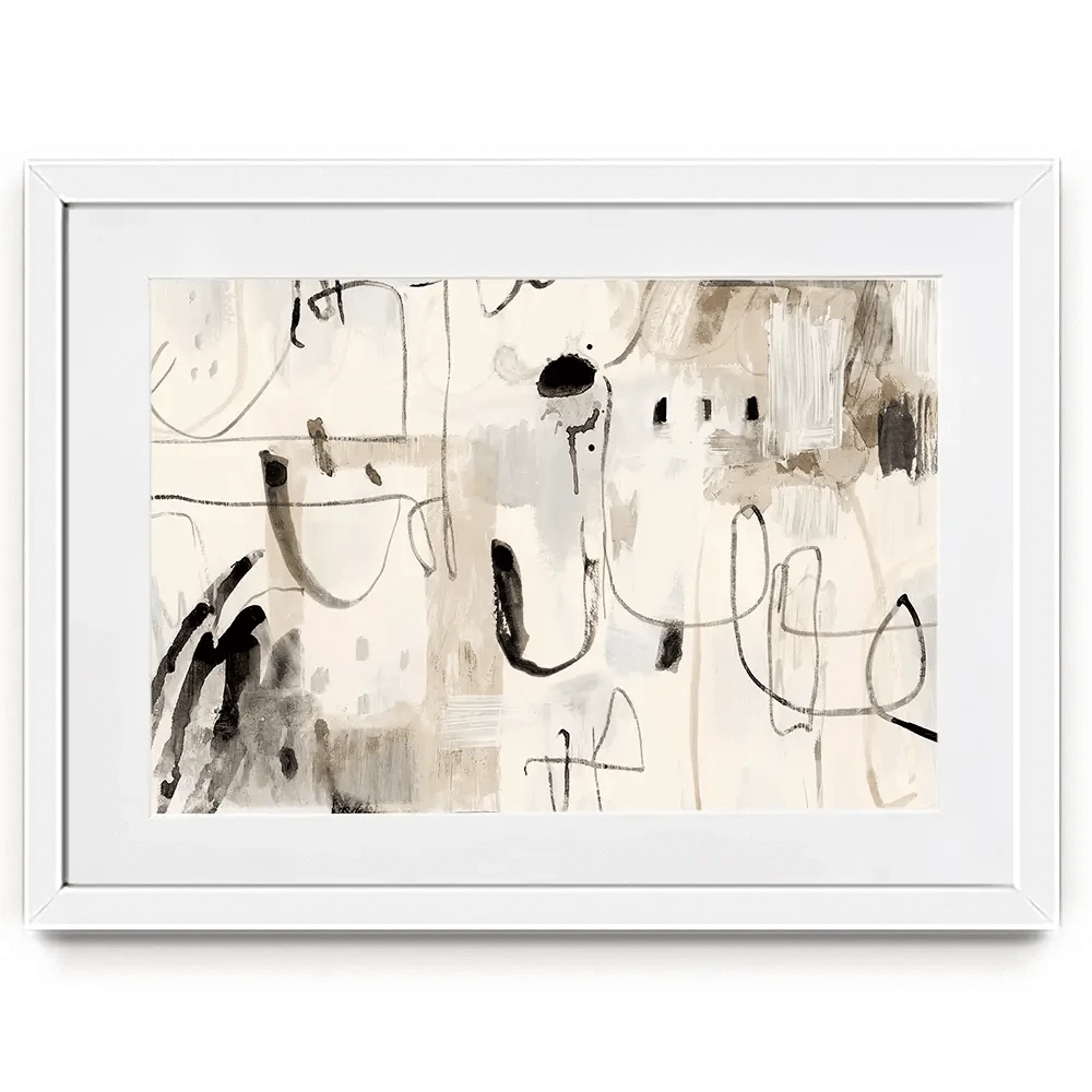 Net Neutral Framed Art Print Net Neutral Framed Art Print wall art product Victoria Barnes
