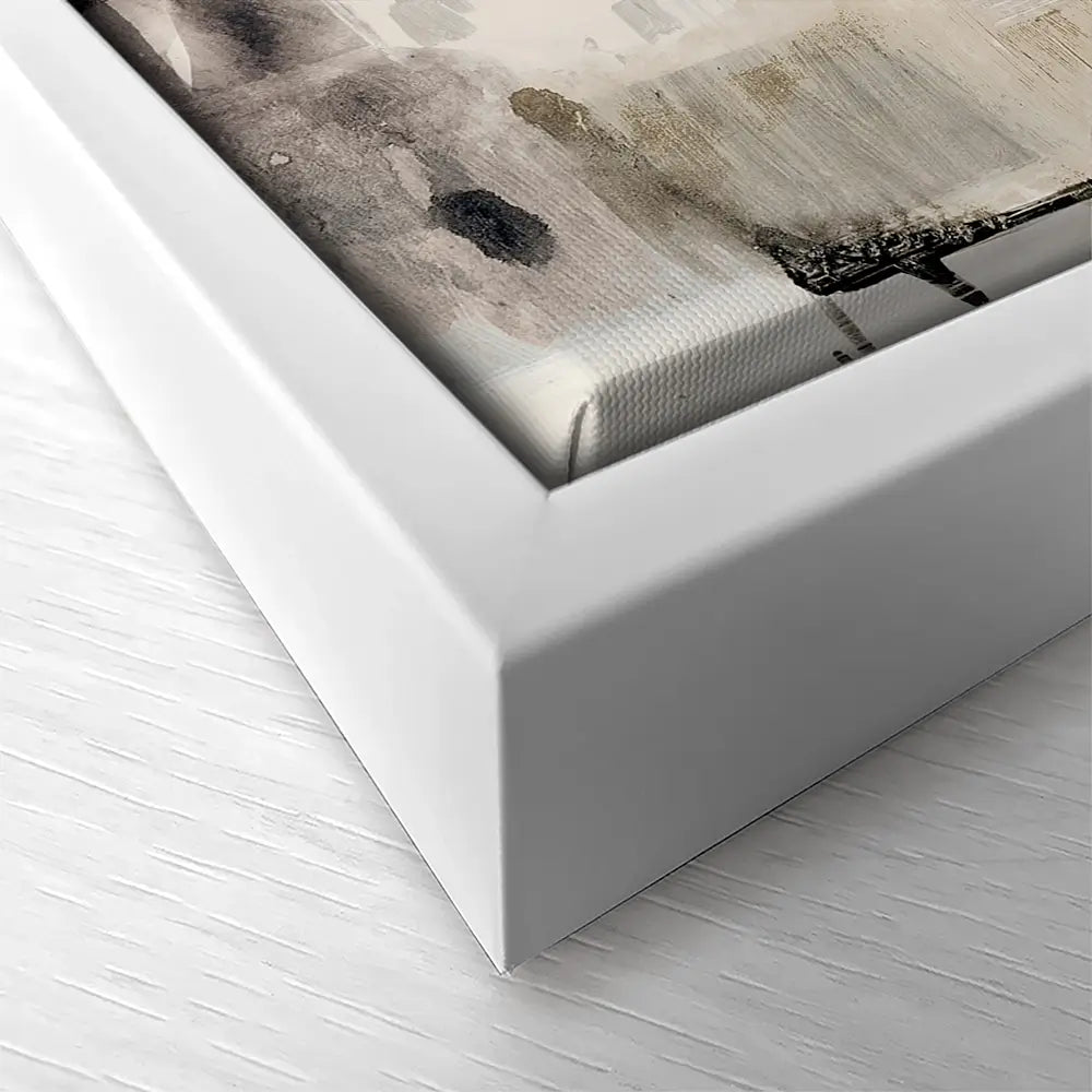 Net Neutral Square Canvas Print Net Neutral Square Canvas Print wall art product Art Print Shop