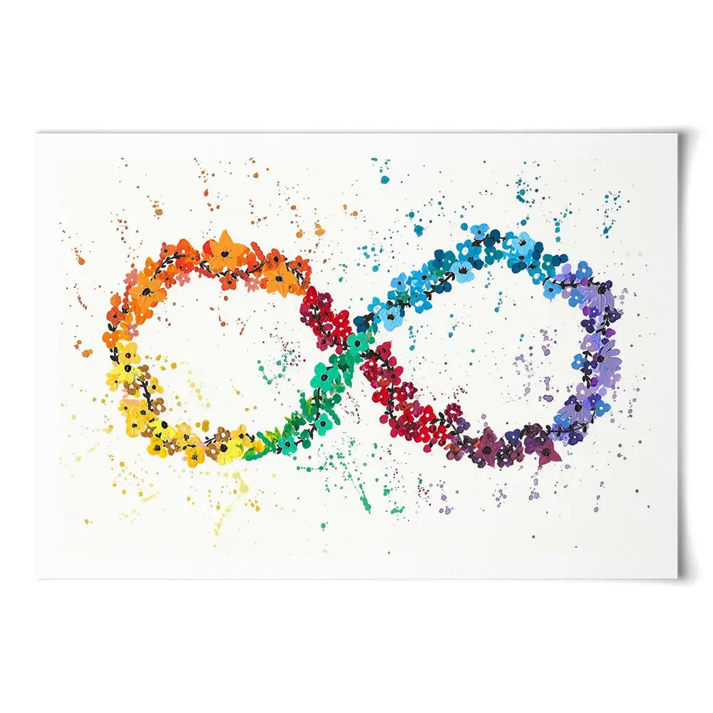 Neurodiversity Art Print Neurodiversity Art Print wall art product Emma LC Art