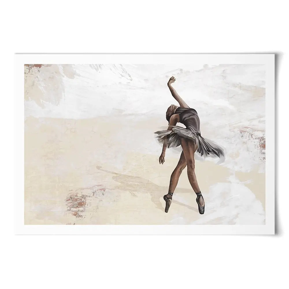 Neutral Ballerina Art Print Neutral Ballerina Art Print wall art product Victoriya1994 / Shutterstock