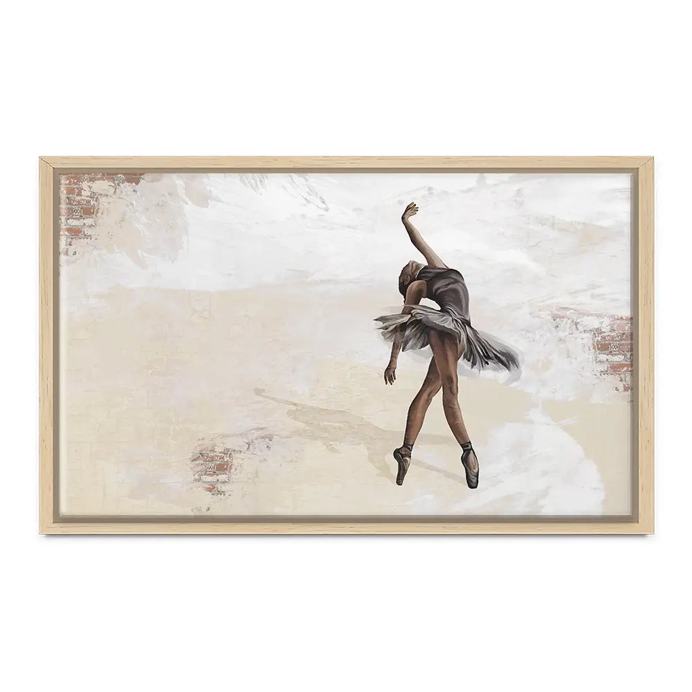 Neutral Ballerina Canvas Print Neutral Ballerina Canvas Print wall art product Victoriya1994 / Shutterstock