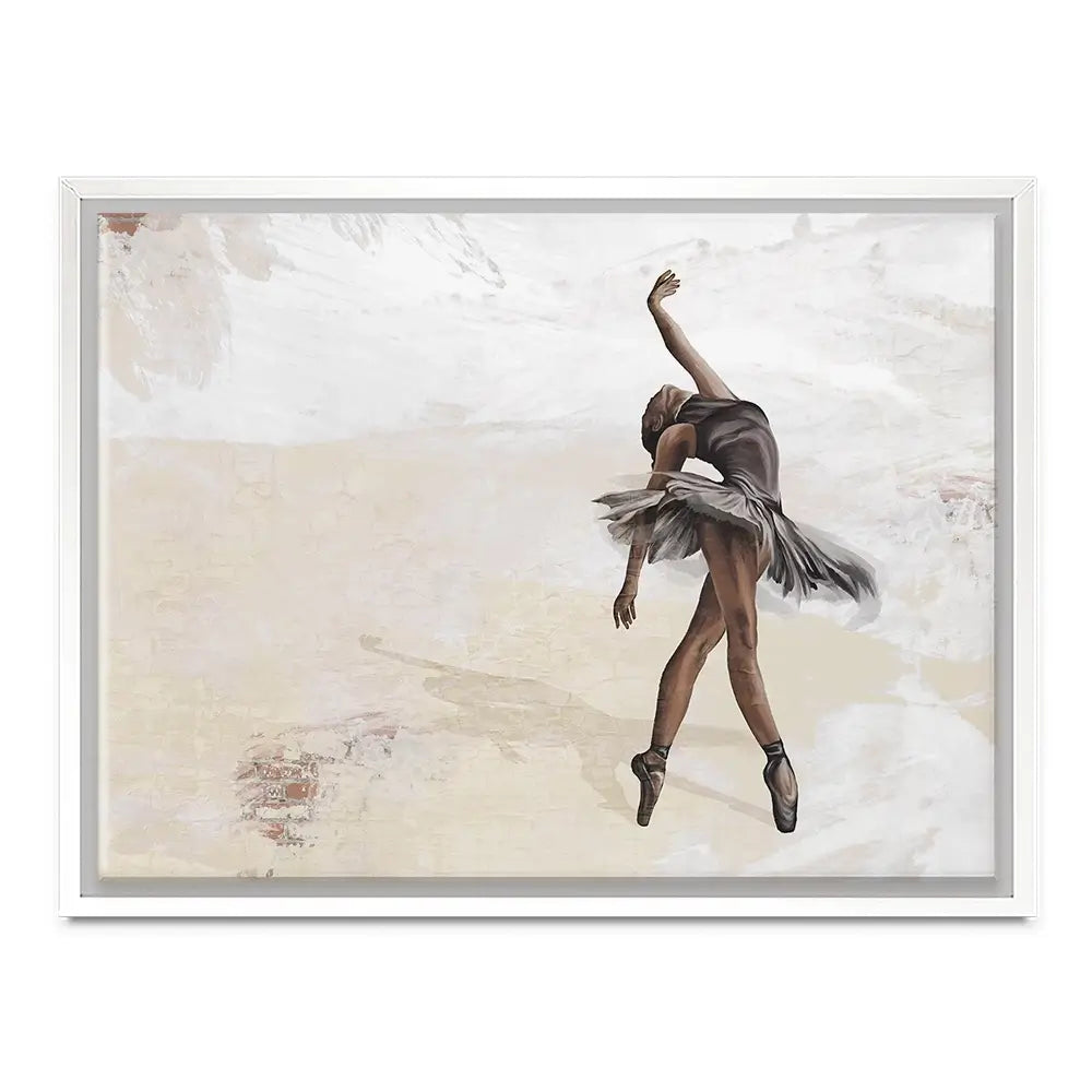 Neutral Ballerina Canvas Print Neutral Ballerina Canvas Print wall art product Victoriya1994 / Shutterstock