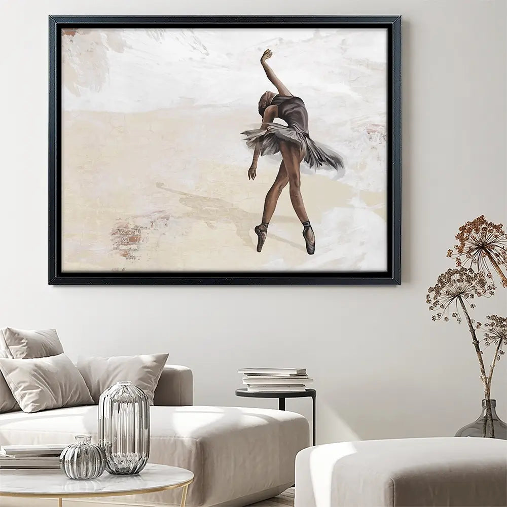 Neutral Ballerina Canvas Print Neutral Ballerina Canvas Print wall art product Victoriya1994 / Shutterstock