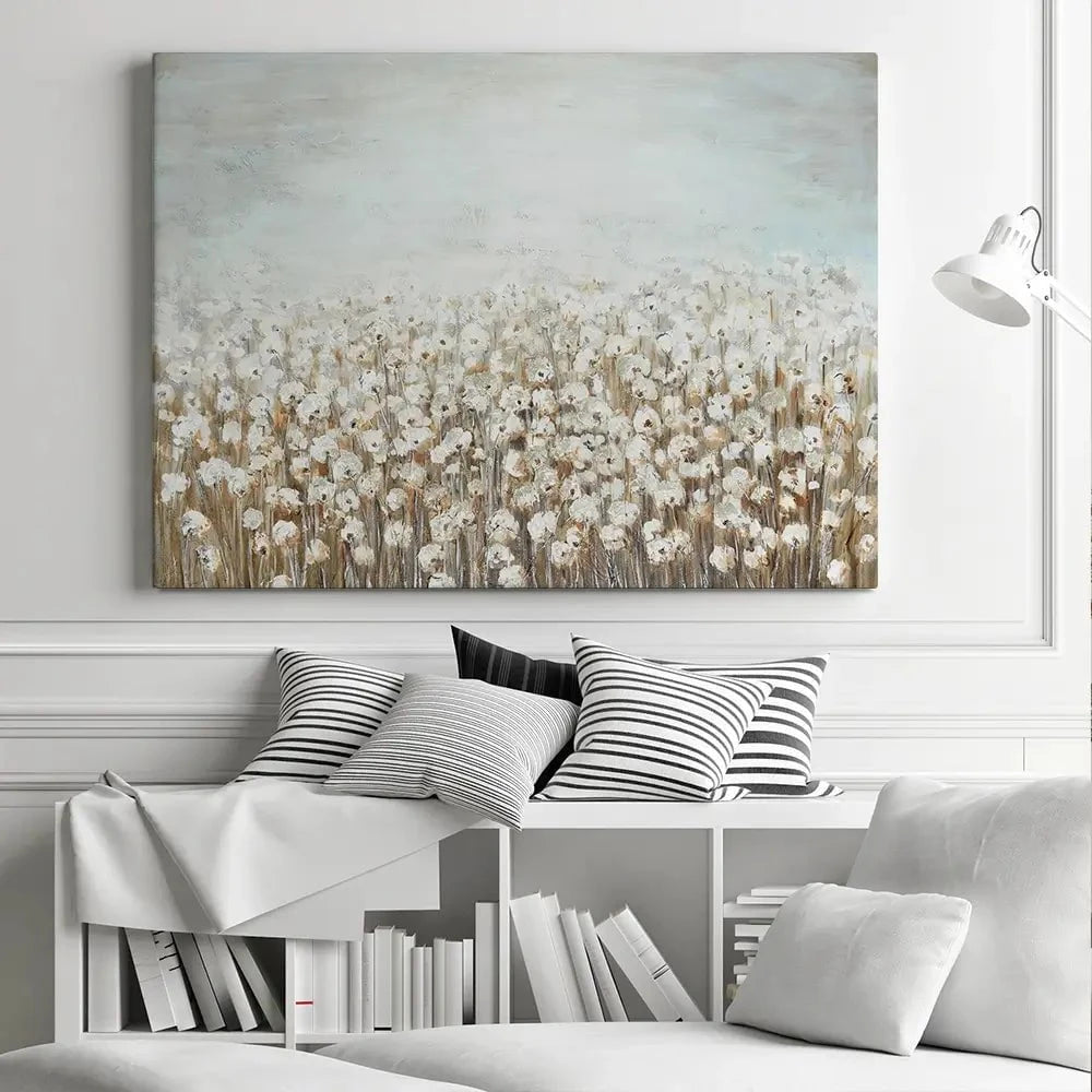Neutral Florals Canvas Print Neutral Florals Canvas Print wall art product CHENYU ARTS / Shutterstock
