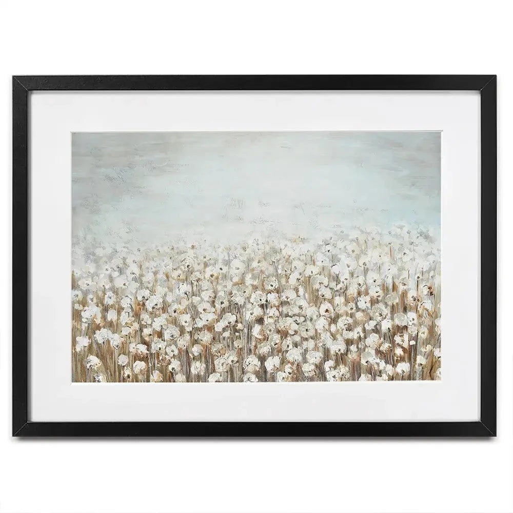 Neutral Florals Framed Art Print Neutral Florals Framed Art Print wall art product CHENYU ARTS / Shutterstock