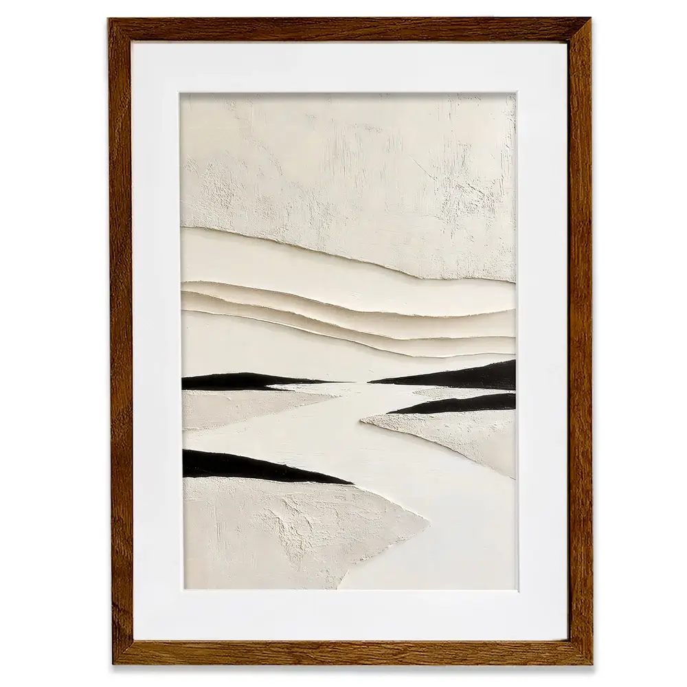 Neutral Path Framed Art Print Neutral Path Framed Art Print wall art product LSR Design Studio - Independent