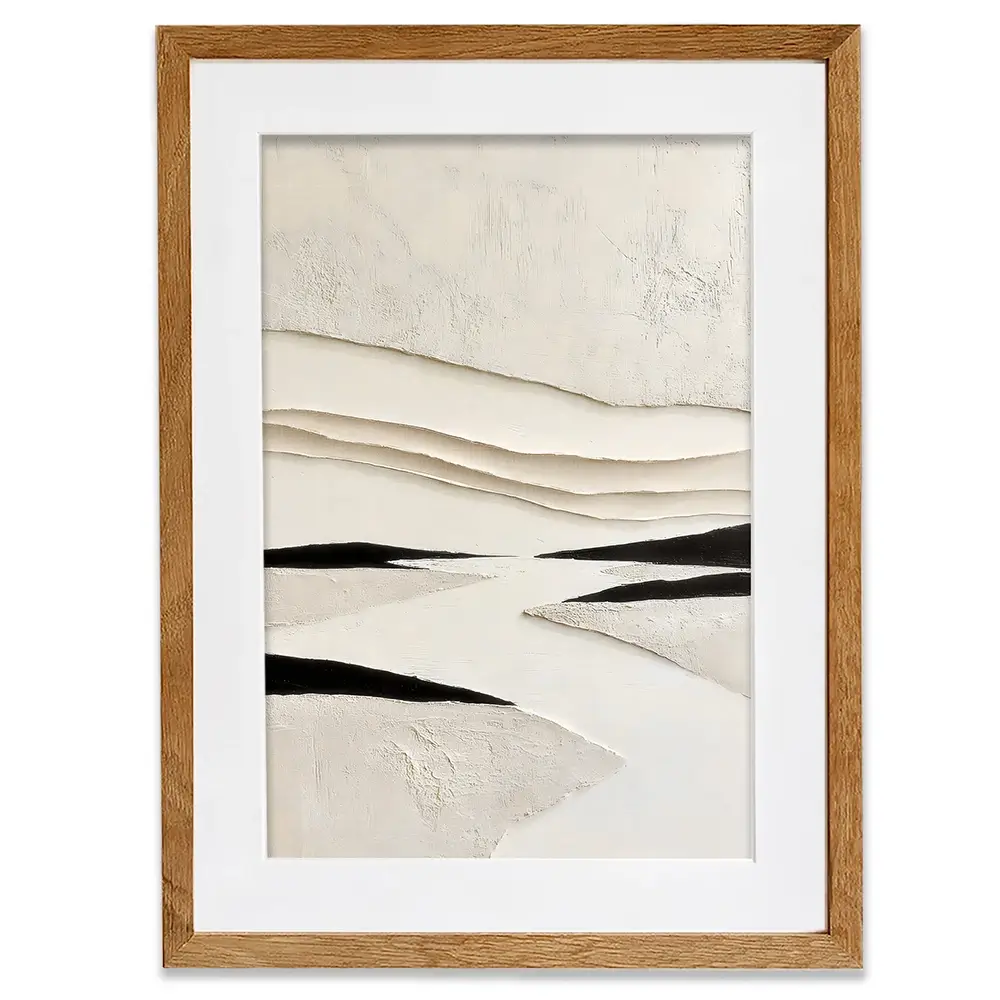 Neutral Path Framed Art Print Neutral Path Framed Art Print wall art product LSR Design Studio - Independent