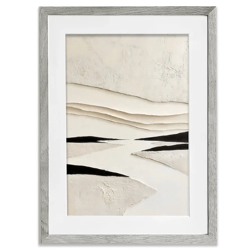 Neutral Path Framed Art Print Neutral Path Framed Art Print wall art product LSR Design Studio - Independent