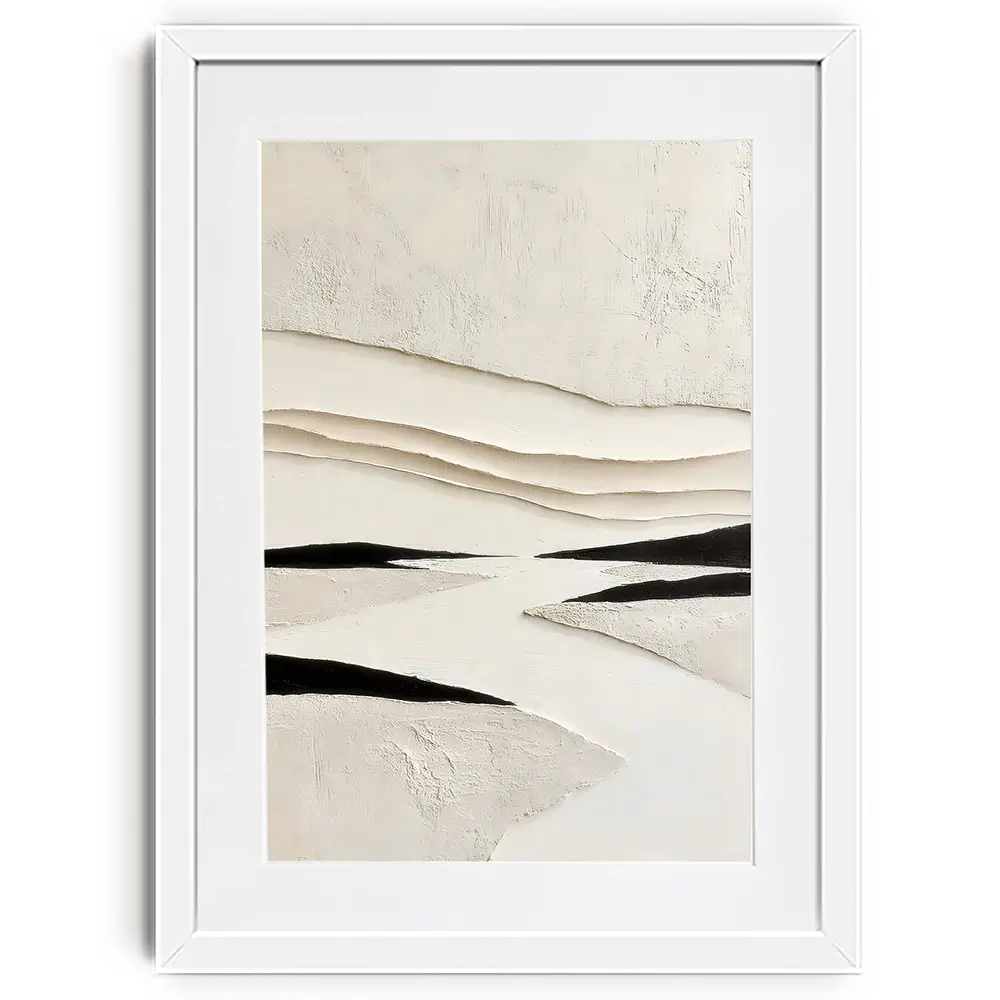 Neutral Path Framed Art Print Neutral Path Framed Art Print wall art product LSR Design Studio - Independent
