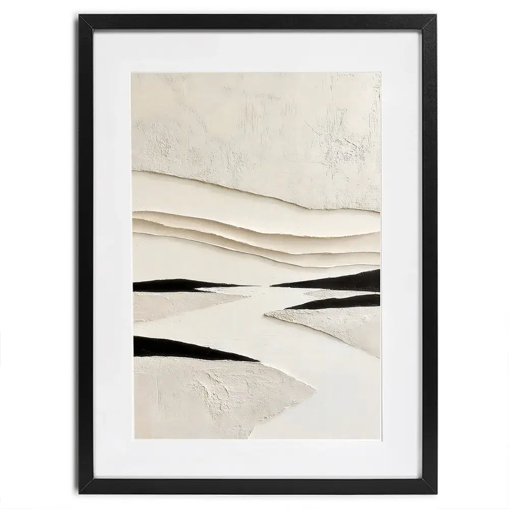 Neutral Path Framed Art Print Neutral Path Framed Art Print wall art product LSR Design Studio - Independent