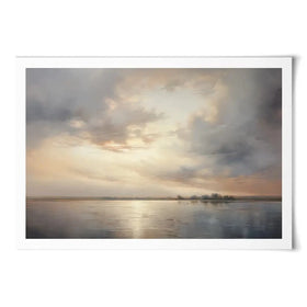 Neutral Stormy Sky Art Print Neutral Stormy Sky Art Print wall art product Arlington Prints - Independent