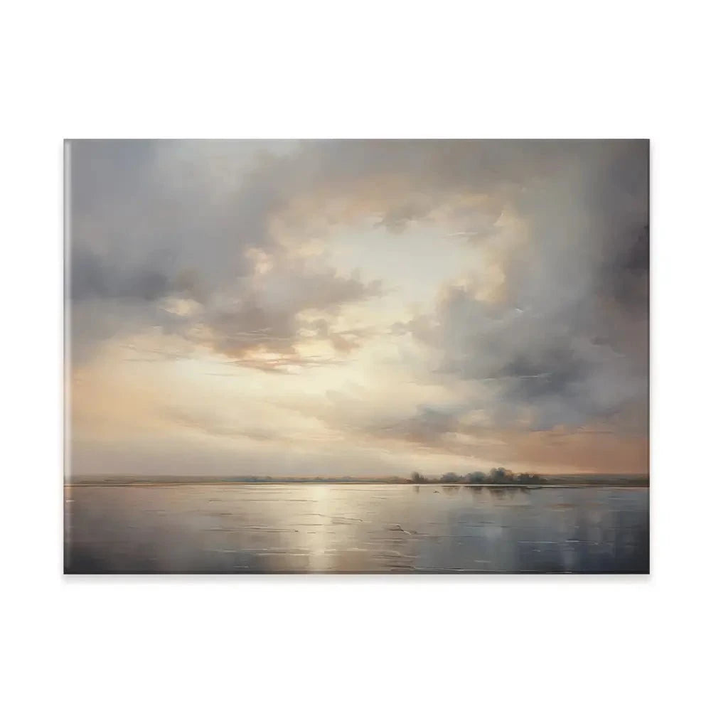 Neutral Stormy Sky Canvas Print Neutral Stormy Sky Canvas Print wall art product Arlington Prints - Independent