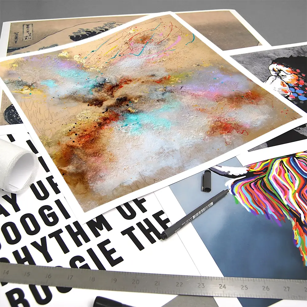 Never Change Square Art Print Never Change Square Art Print wall art product Studio Paint-Ing