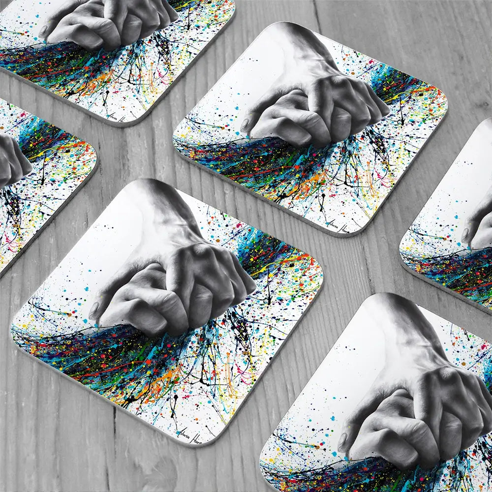 Never Let Go Coaster Set Never Let Go Coaster Set wall art product Ashvin Harrison