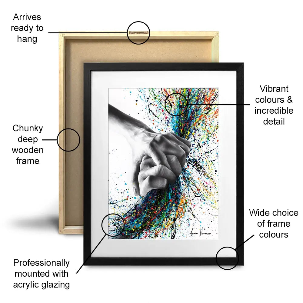 Never Let Go Framed Art Print Never Let Go Framed Art Print wall art product Ashvin Harrison