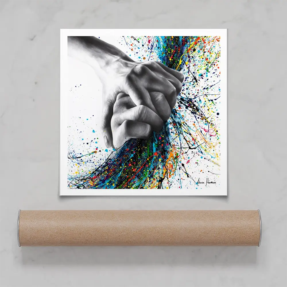 Never Let Go Square Art Print Never Let Go Square Art Print wall art product Ashvin Harrison