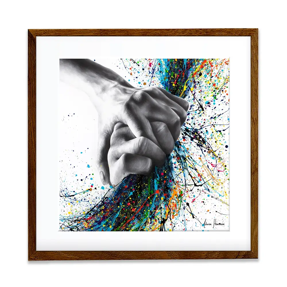 Never Let Go Square Framed Art Print Never Let Go Square Framed Art Print wall art product Ashvin Harrison