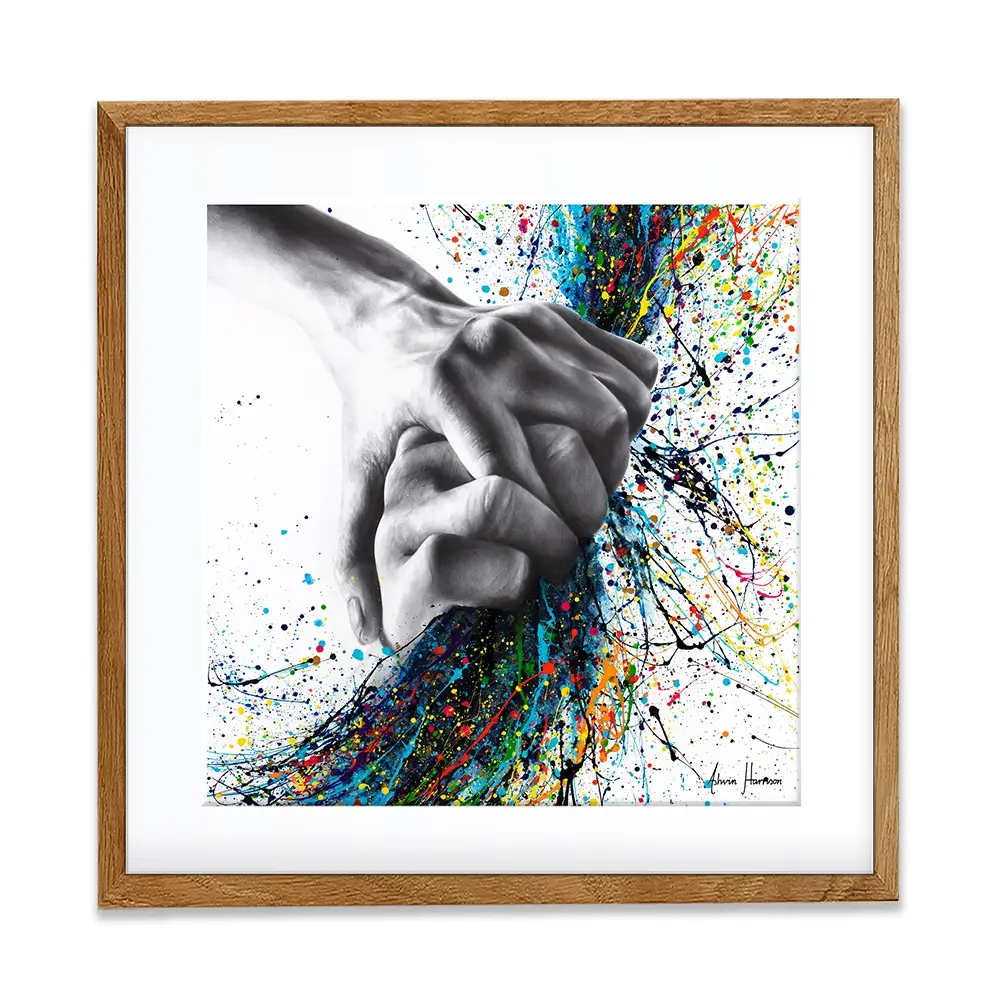 Never Let Go Square Framed Art Print Never Let Go Square Framed Art Print wall art product Ashvin Harrison