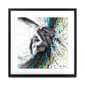 Never Let Go Square Framed Art Print Never Let Go Square Framed Art Print wall art product Ashvin Harrison