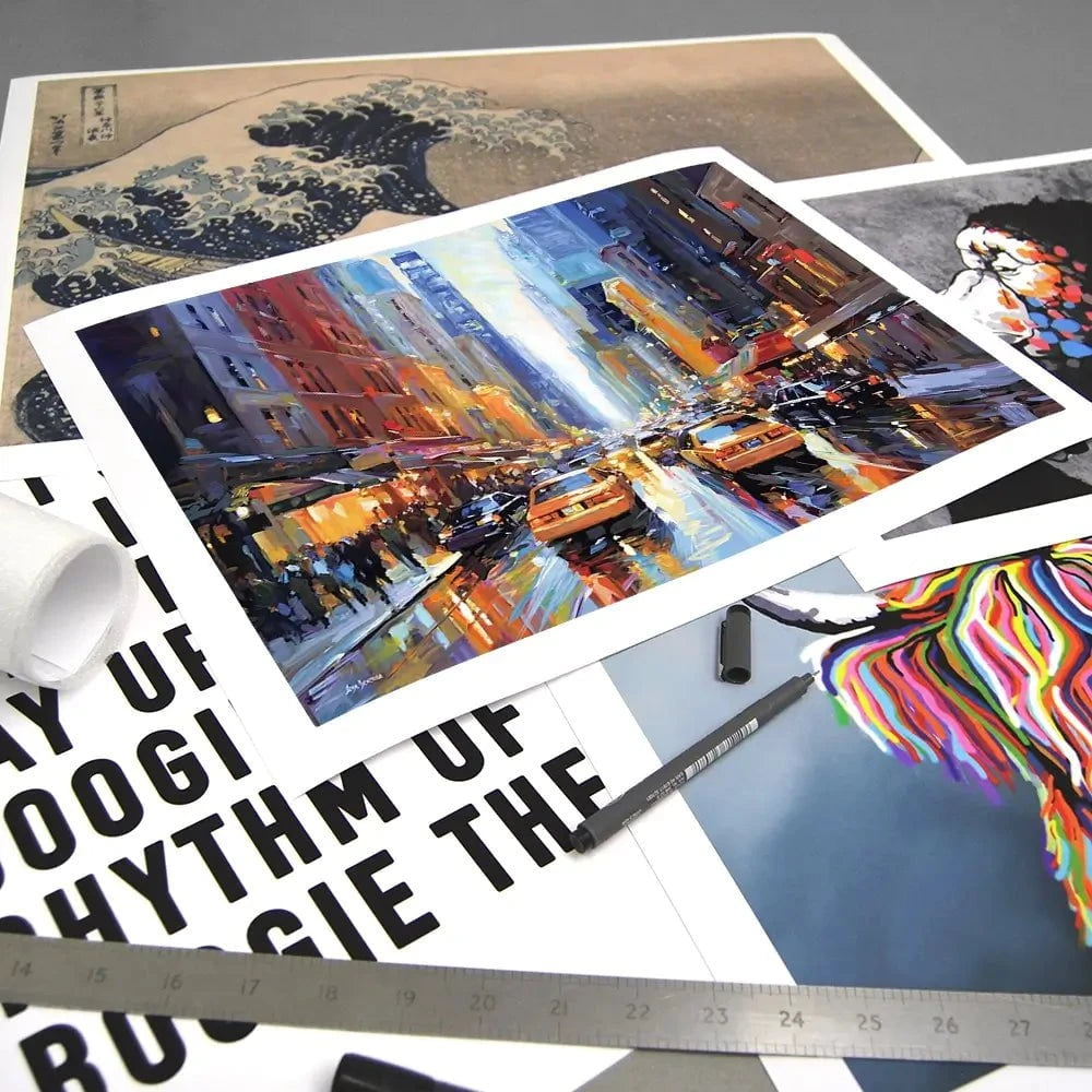 New York City Art Print New York City Art Print wall art product Leon Devenice