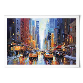 New York City Art Print New York City Art Print wall art product Leon Devenice