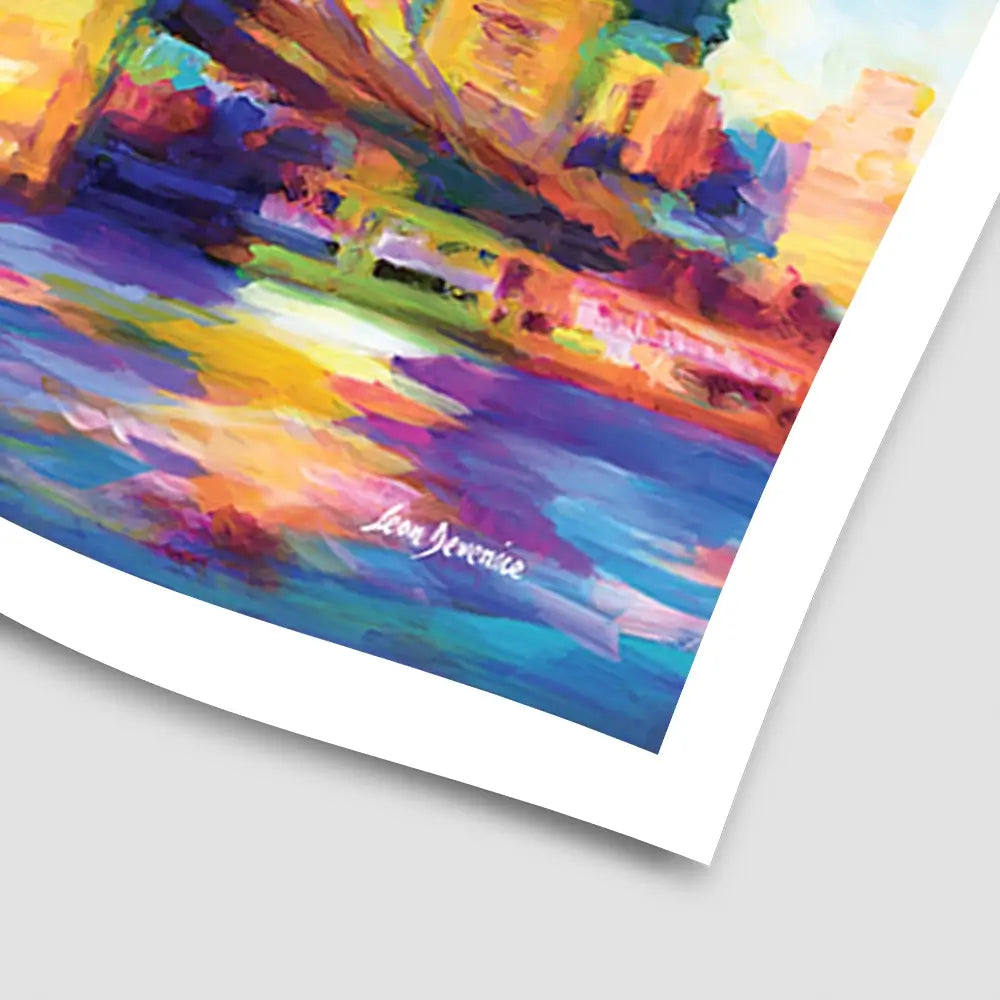 New York City Impressions Art Print New York City Impressions Art Print wall art product Leon Devenice