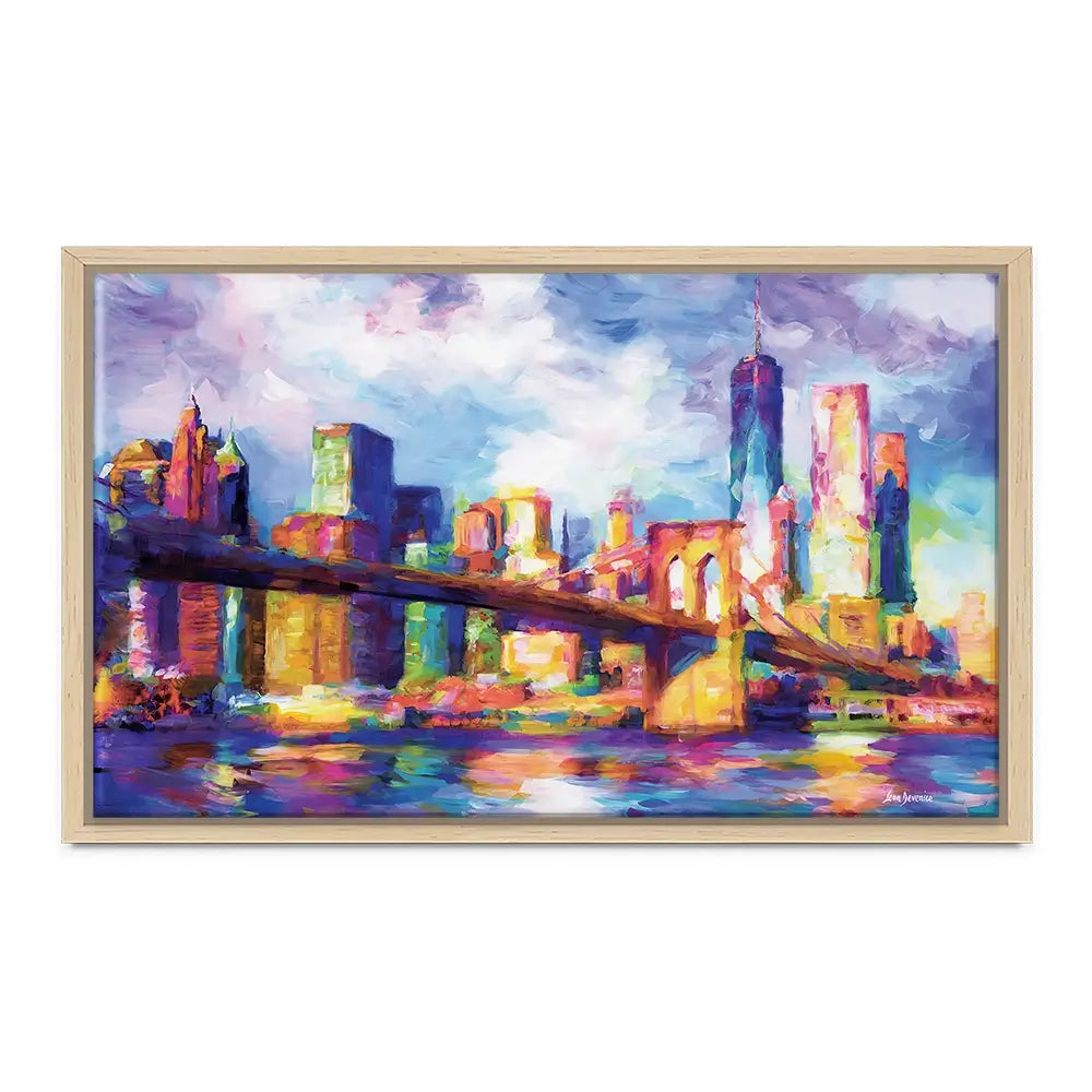 New York City Impressions Canvas Print New York City Impressions Canvas Print wall art product Leon Devenice
