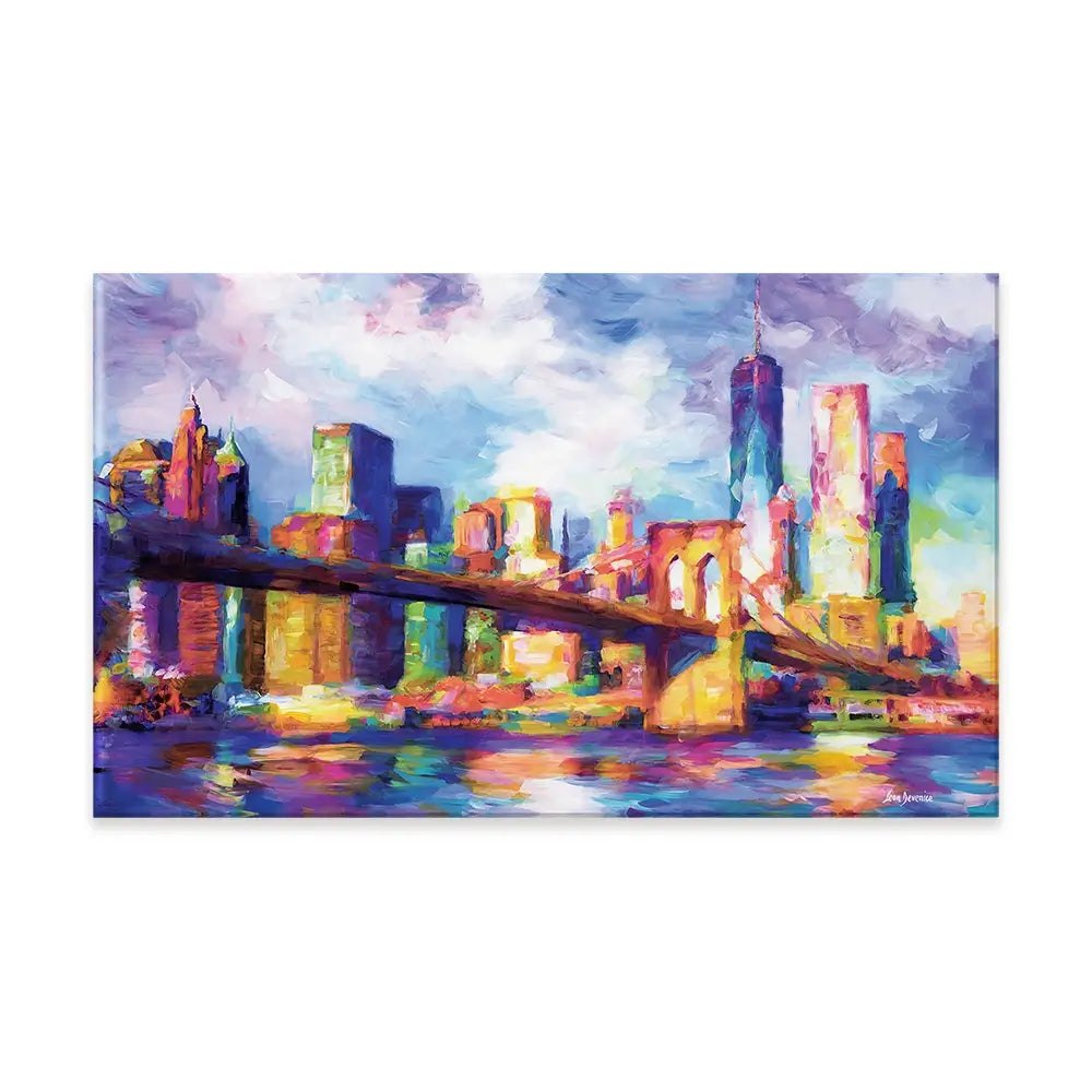 New York City Impressions Canvas Print New York City Impressions Canvas Print wall art product Leon Devenice