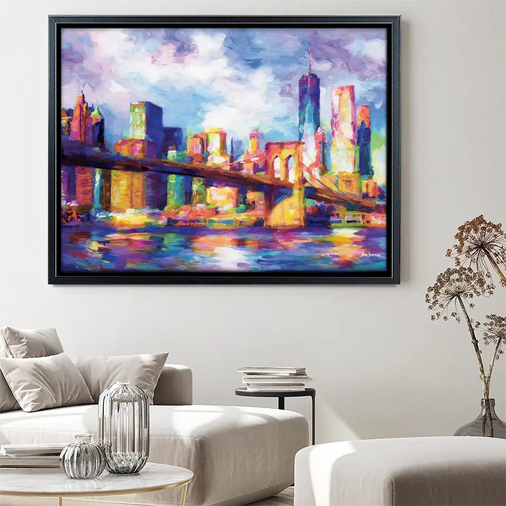 New York City Impressions Canvas Print New York City Impressions Canvas Print wall art product Leon Devenice