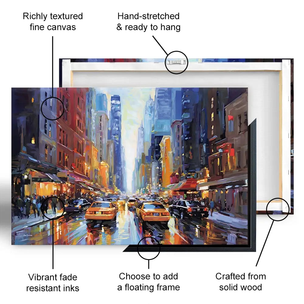 New York City Oversized Canvas Print New York City Oversized Canvas Print wall art product Leon Devenice