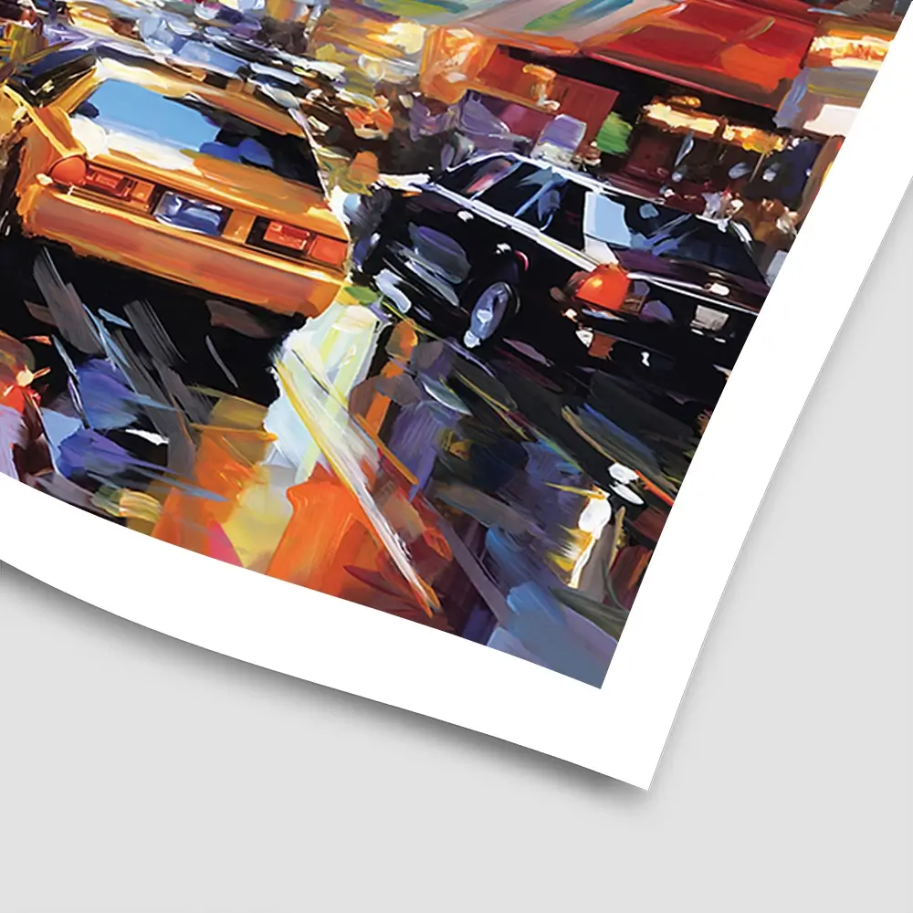 New York City Square Art Print New York City Square Art Print wall art product Leon Devenice
