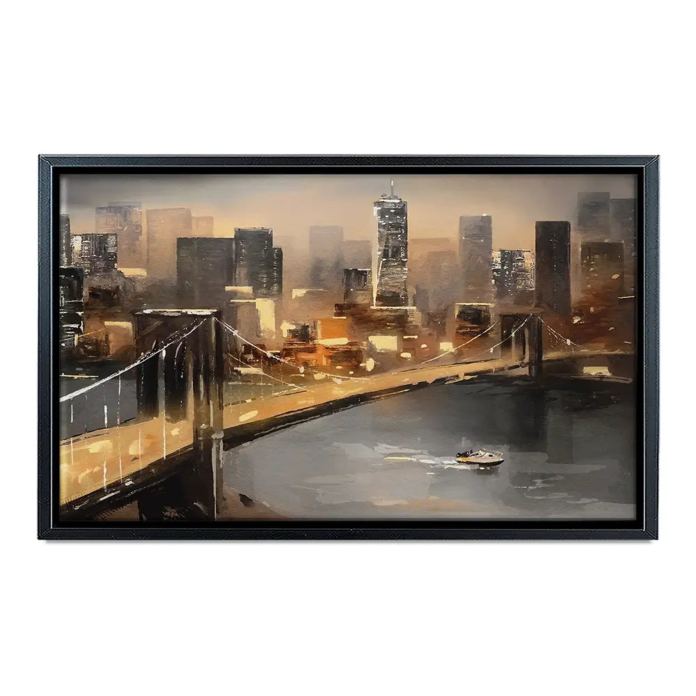 New York From Afar Canvas Print New York From Afar Canvas Print wall art product lisima / Shutterstock