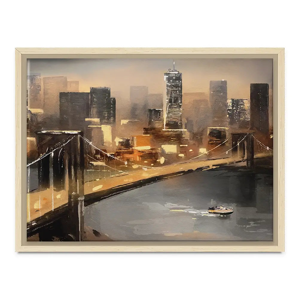 New York From Afar Canvas Print New York From Afar Canvas Print wall art product lisima / Shutterstock