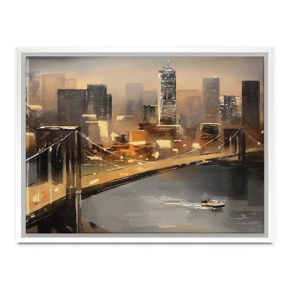 New York From Afar Canvas Print New York From Afar Canvas Print wall art product lisima / Shutterstock