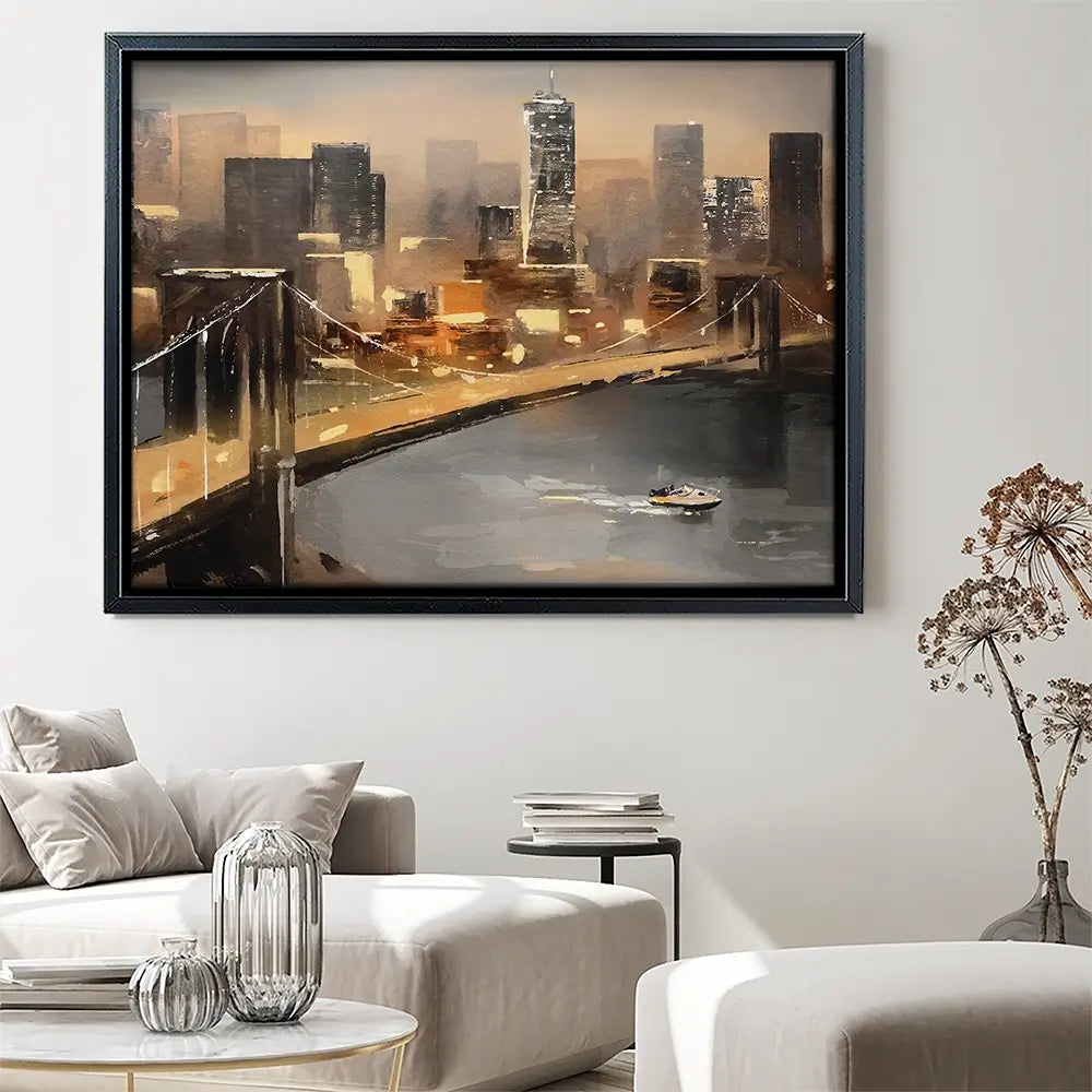 New York From Afar Canvas Print New York From Afar Canvas Print wall art product lisima / Shutterstock