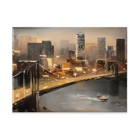 New York From Afar Canvas Print New York From Afar Canvas Print wall art product lisima / Shutterstock