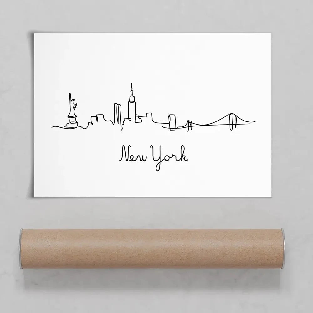 New York Lines Art Print New York Lines Art Print wall art product StockLeb / Shutterstock