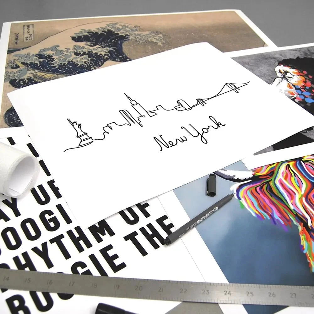 New York Lines Art Print New York Lines Art Print wall art product StockLeb / Shutterstock