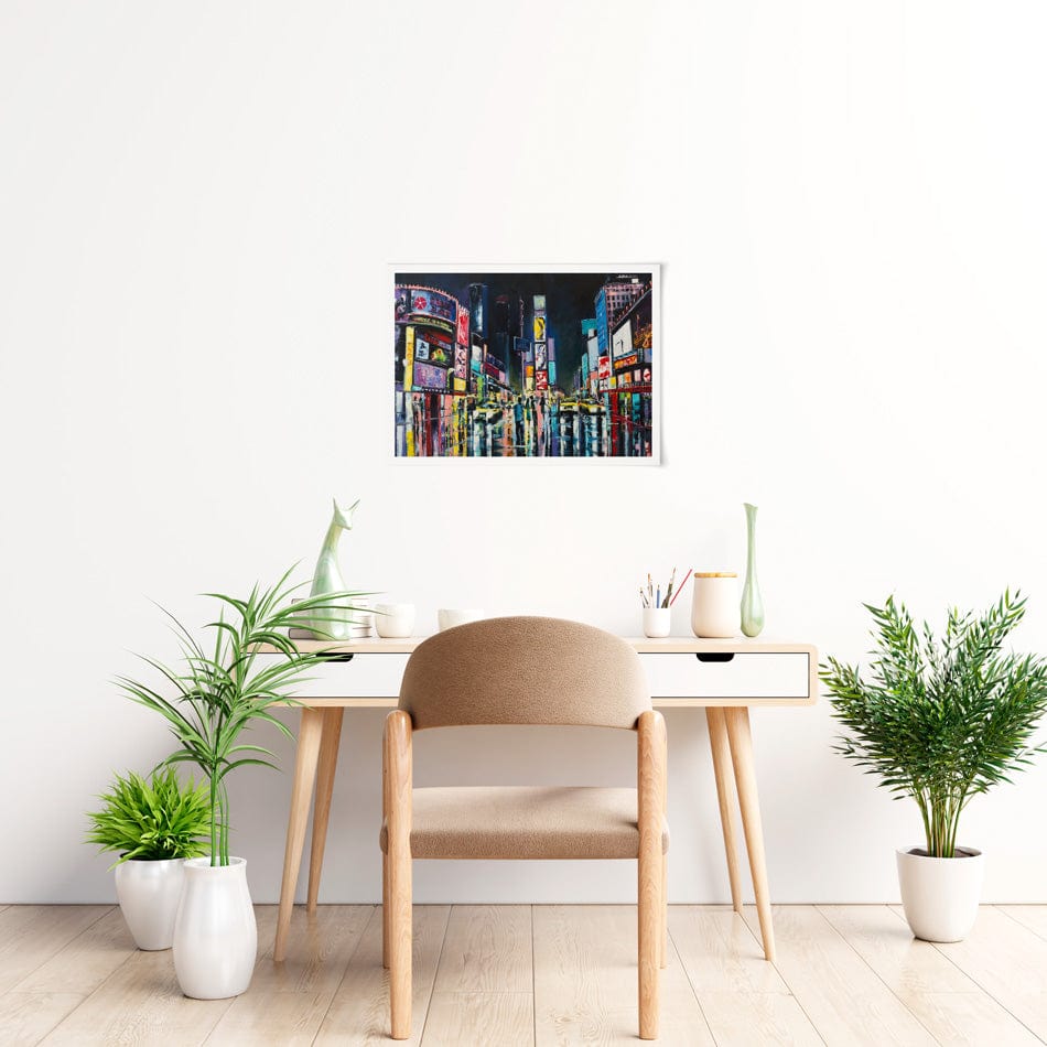 New York Times Square Art Print wall art product / Shutterstock