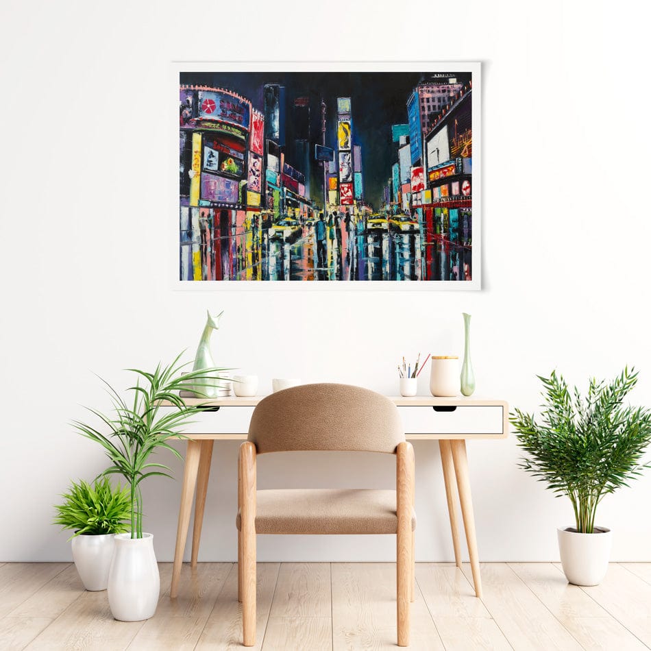 New York Times Square Art Print wall art product / Shutterstock