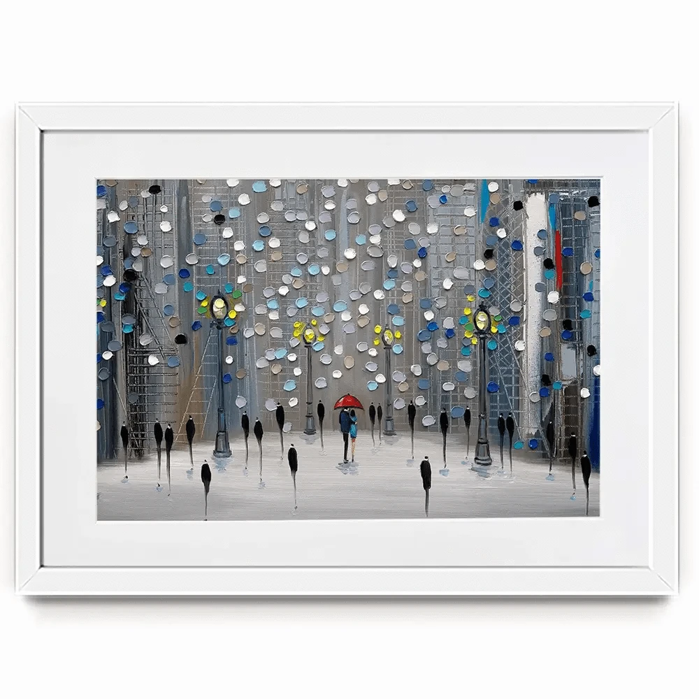 Night City Park Framed Art Print Night City Park Framed Art Print wall art product Ekaterina Ermilkina
