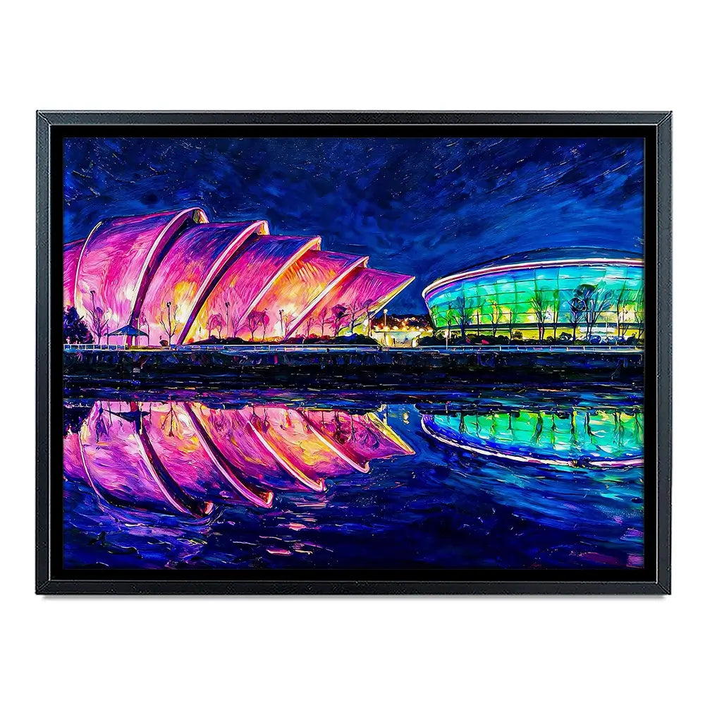 Night Night Glasgow Canvas Print Night Night Glasgow Canvas Print wall art product David Alexander Elder