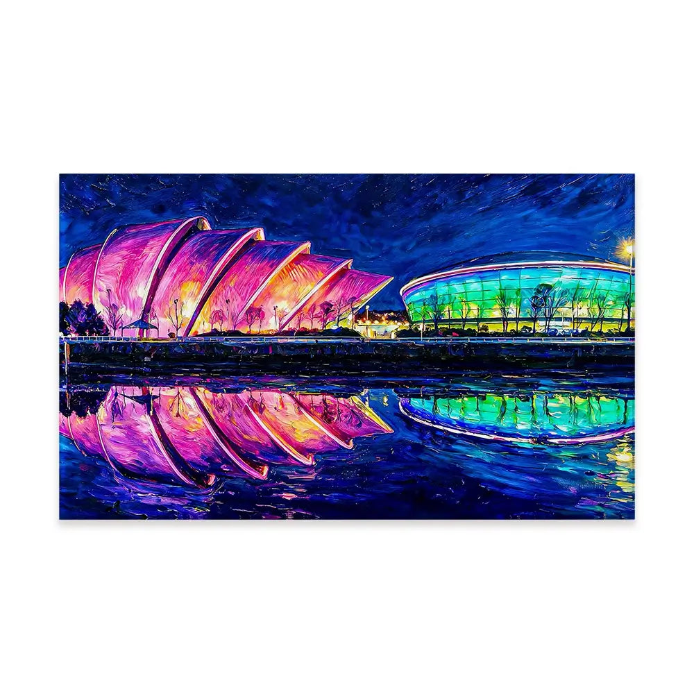 Night Night Glasgow Canvas Print Night Night Glasgow Canvas Print wall art product David Alexander Elder