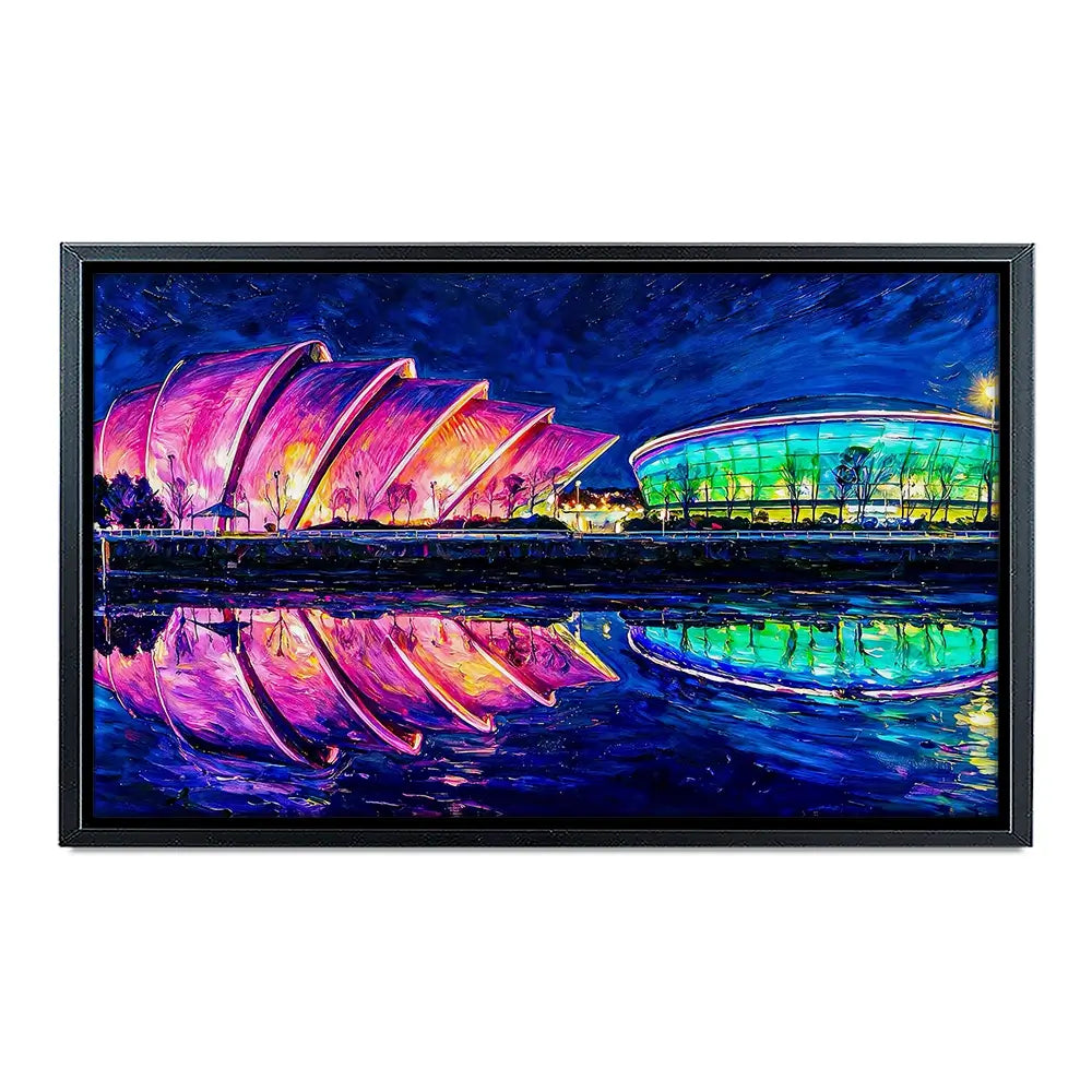 Night Night Glasgow Canvas Print Night Night Glasgow Canvas Print wall art product David Alexander Elder