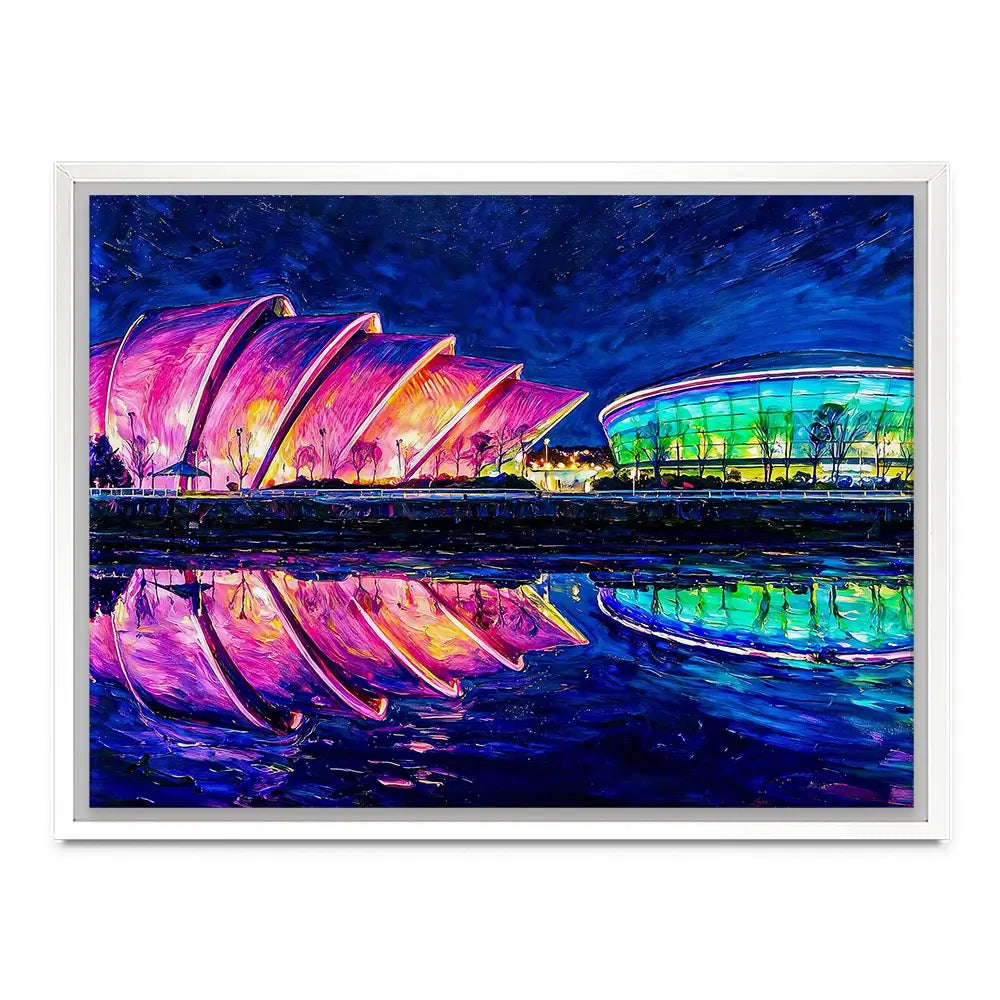 Night Night Glasgow Canvas Print Night Night Glasgow Canvas Print wall art product David Alexander Elder