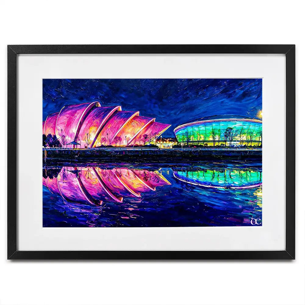 Night Night Glasgow Framed Art Print Night Night Glasgow Framed Art Print wall art product David Alexander Elder