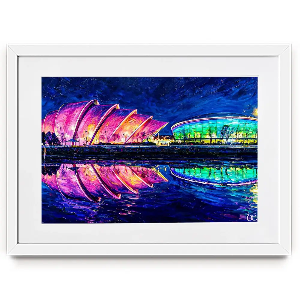 Night Night Glasgow Framed Art Print Night Night Glasgow Framed Art Print wall art product David Alexander Elder