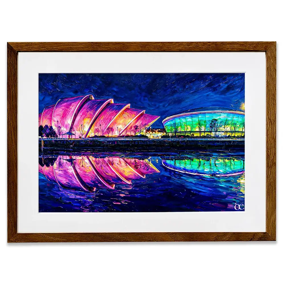 Night Night Glasgow Framed Art Print Night Night Glasgow Framed Art Print wall art product David Alexander Elder
