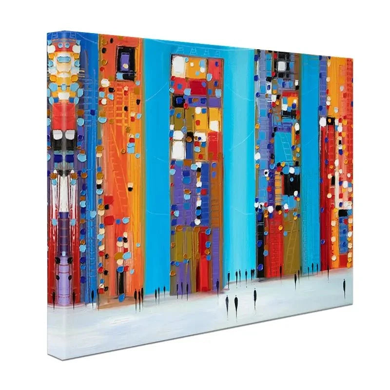 Night Out Canvas Print Night Out Canvas Print wall art product Ekaterina Ermilkina