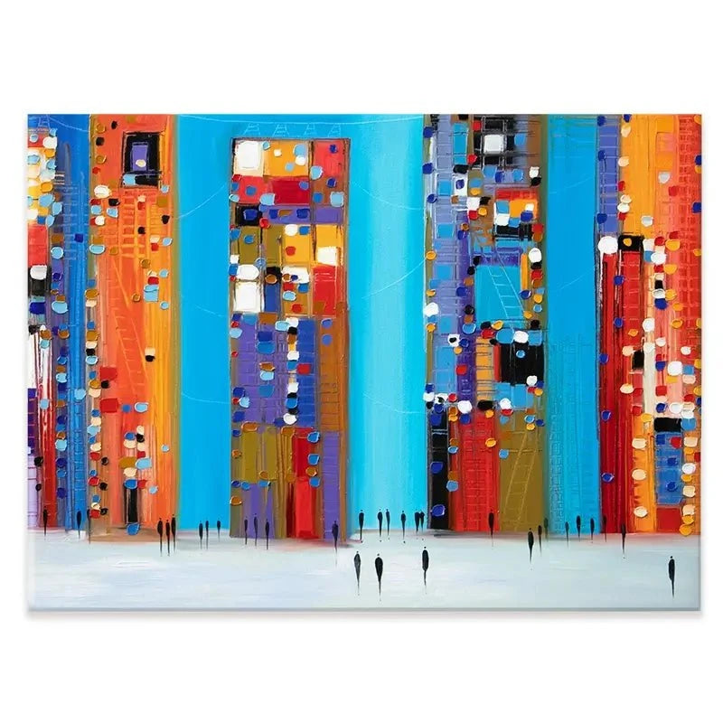 Night Out Canvas Print Night Out Canvas Print wall art product Ekaterina Ermilkina